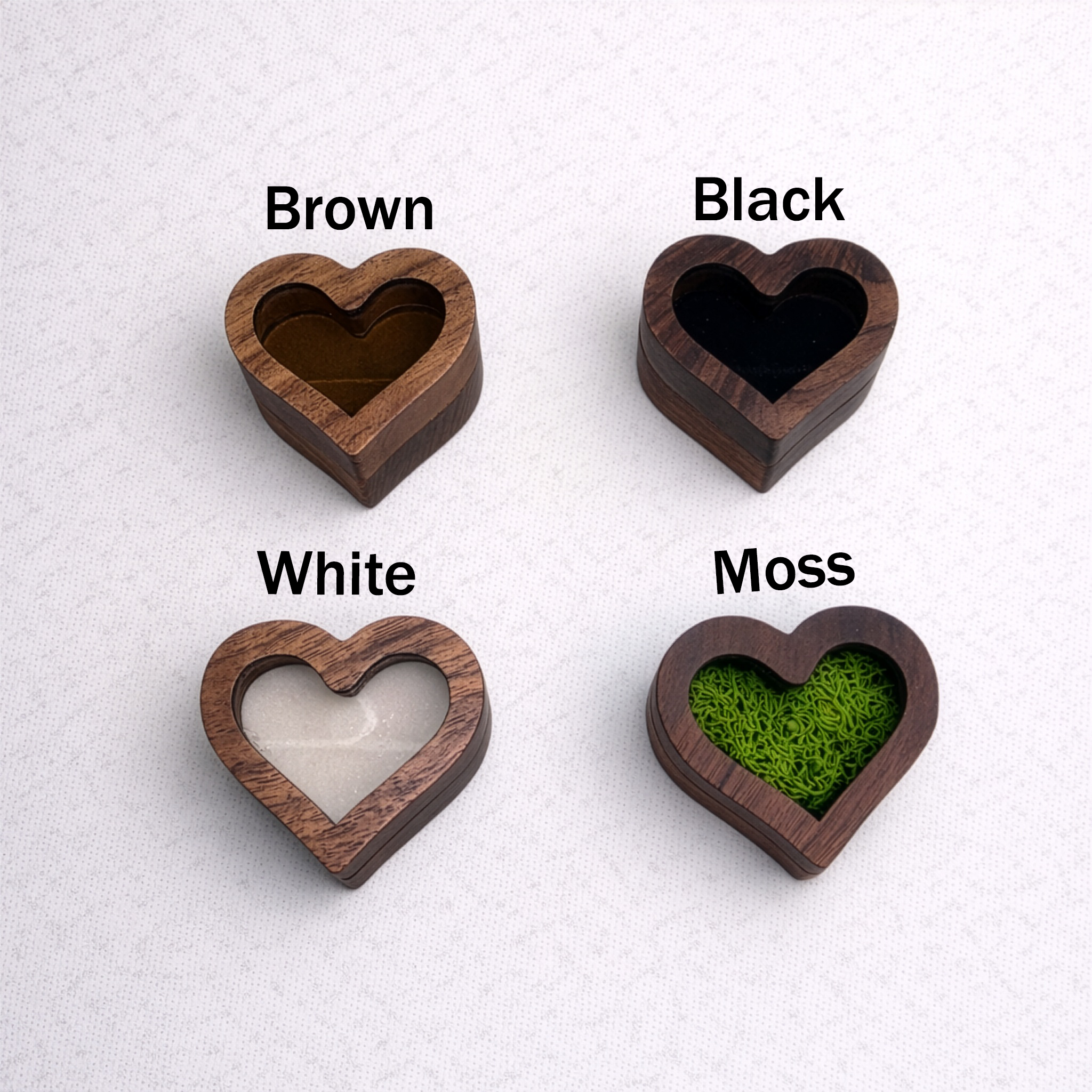 Personalized Heart Ring Box